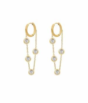 NEW CHANSUTTPEARLS the merritt drop earrings in gold